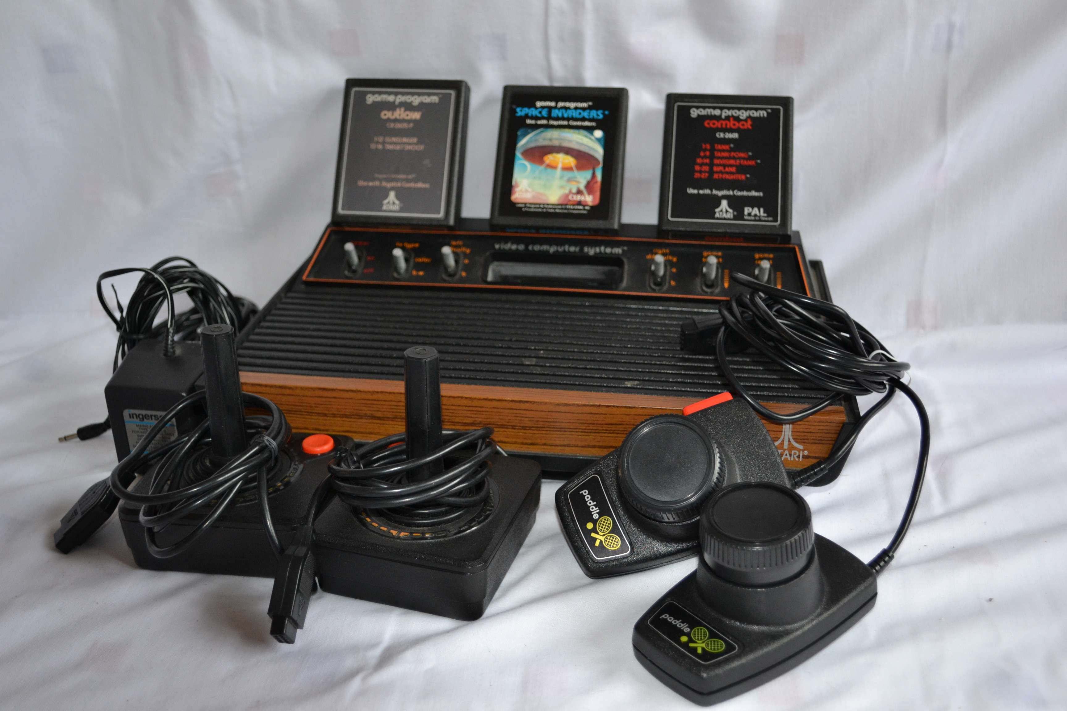 VCS Sistema Luz pesado Brown caja de remitente Atari CX2600 ~ 6 Interruptor 